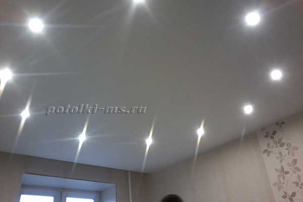 Матовый натяжной потолок 14 м кв. цена